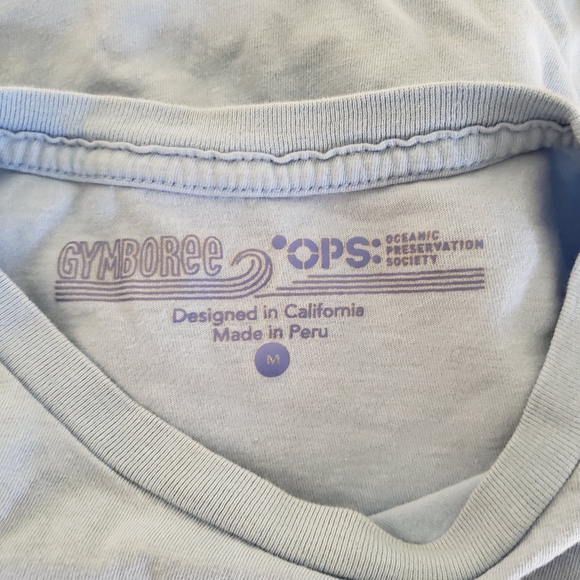 💜Gymboree x OPS Sea Turtle Graphic Tee Kids Size M, Fits 10/12 - Picture 2 of 4
